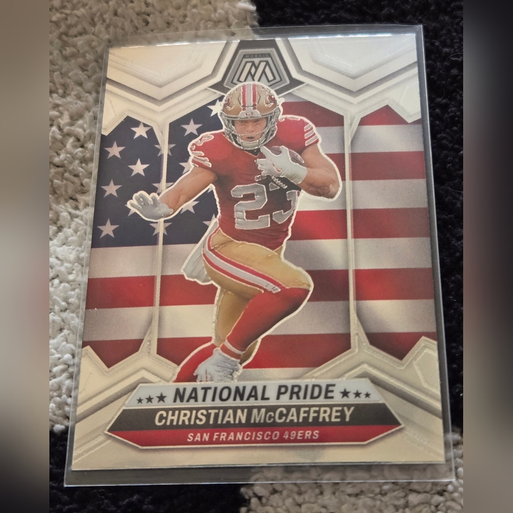 2024 Panini Mosaic Christian McCaffrey National Pride #256